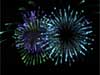 Happy New Year with a flashy fireworks for 2025