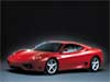 car cards, Red Ferrari Modena, sportscar ecards