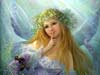 Engelen kaarten, een mooie engel voor een e-card