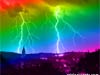 Artistieke kaarten Electrische kleuren storm