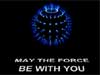 Kerstkaart: May the Force Be with You in 2025