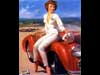 Pin-Up kaarten 1960 60's Bill Medcalf my red car