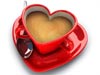 Valentijnskaarten, samen koffie op valentijnsdag 14 februari 2024