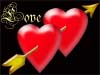 Liefdeskaarten met harten voor mijn valentijn