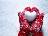 Valentine 2026 Sneeuw hart