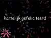 Verjaardagskaarten - Spetterend vuurwerk flash animatie