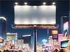 Verjaardagskaarten - De naam van de jarige op een billboard in Las Vegas