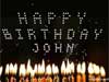 Happy Birthday E-Cards, HTML5 Firework Animation with the name of the recipent