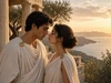 An ancient Greek couple in love e-card
