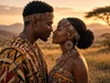 South African couple in love e-card