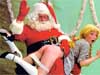 Naughty Santa E-cards, Sexy santa Girl gets spanked