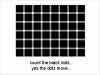 Optical Illusions Cards, black dots that drive you crazy, count them, special ecards