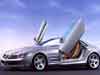 Super car cards, Mercedes Benz SLR concept car, sportscar ecards